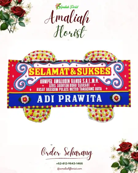 Papan Bunga Ucapan Selamat Sale